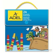 Adel Çantalı Pastel Boya 24 Renk