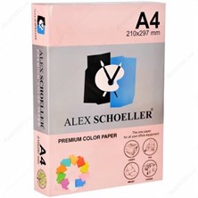 Alex Schoeller A4 Renkli Fotokopi Kağıdı 80 gr 500 Sayfa 1 Paket pembe