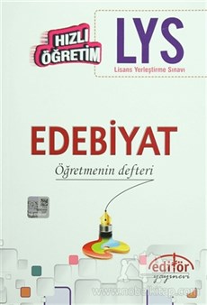 Hızlı Öğretim LYS Edebiyat Öğretmenin Defteri editör yayınları
