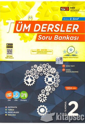 SBM Yayınları 2. Sınıf Tüm Dersler SORU BANKASI YENİ BASKI
